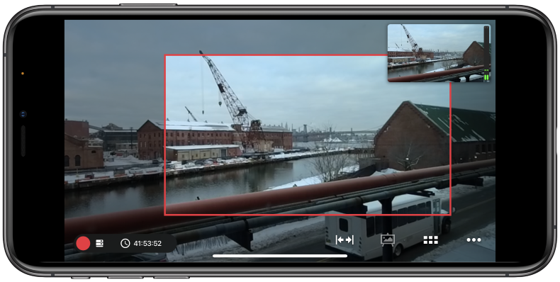 Preview showing default zoom limit