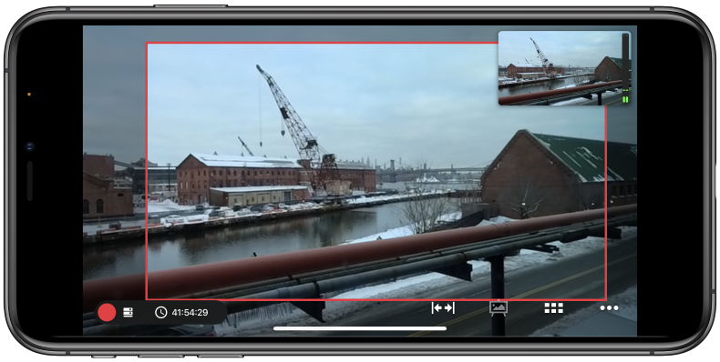 Tap zoom comparison side by side