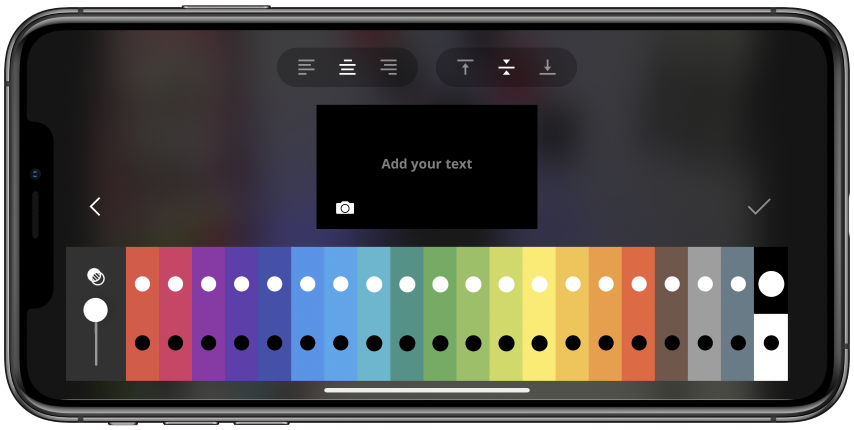 Design overlay screen