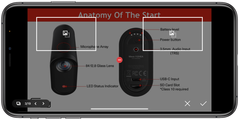 Switch slideshow overlay type