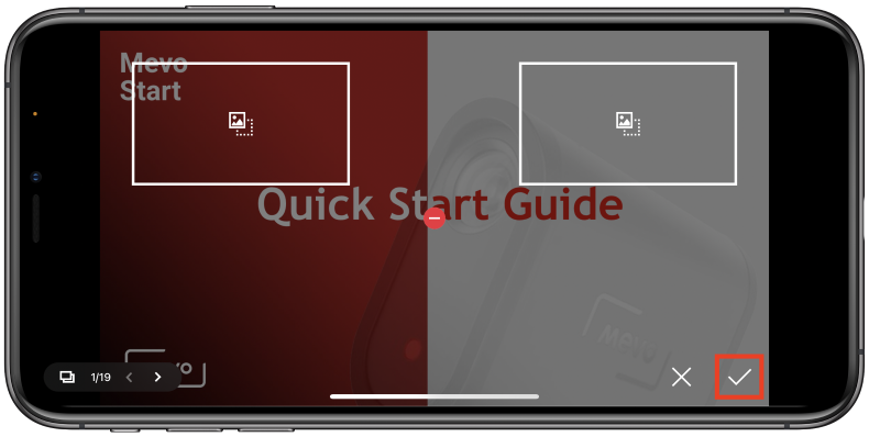 Slide preview with navigation arrows