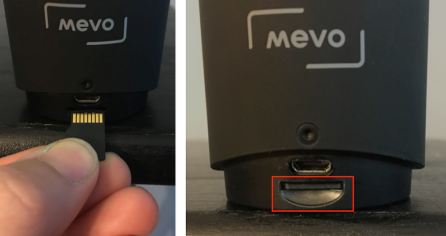 mevo micro sd card