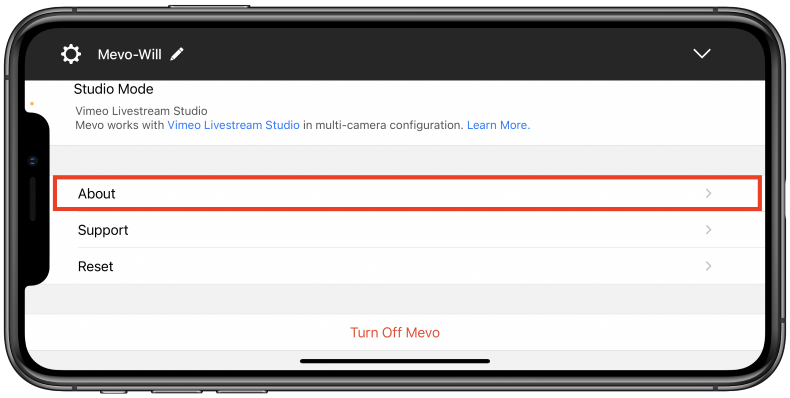 mevo app software latest version