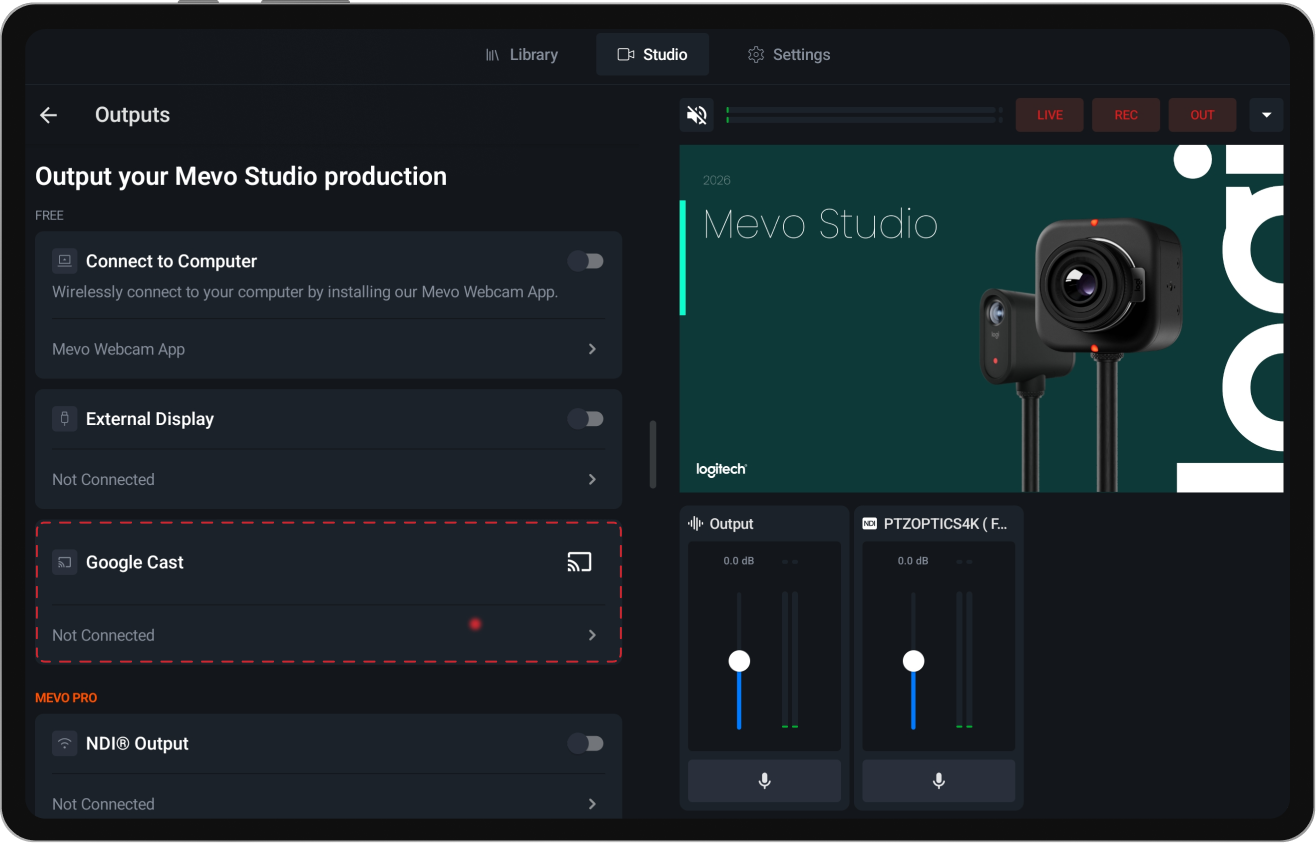 Mevo Studio_ Output GoogleCast2.png
